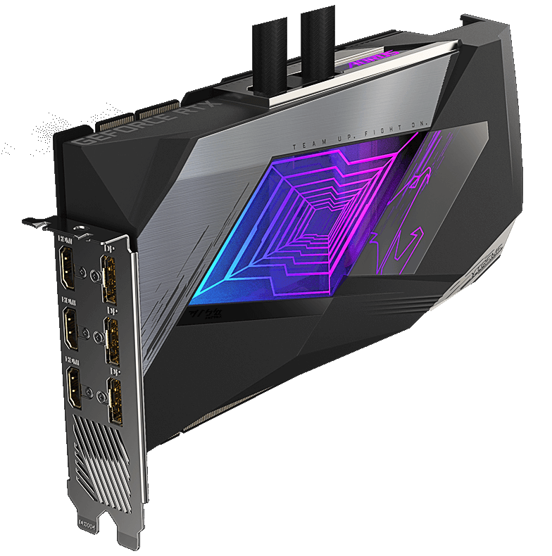 GIGABYTE AORUS GeForce RTX 3090 XTREME WATERFORCE 24G Graphics